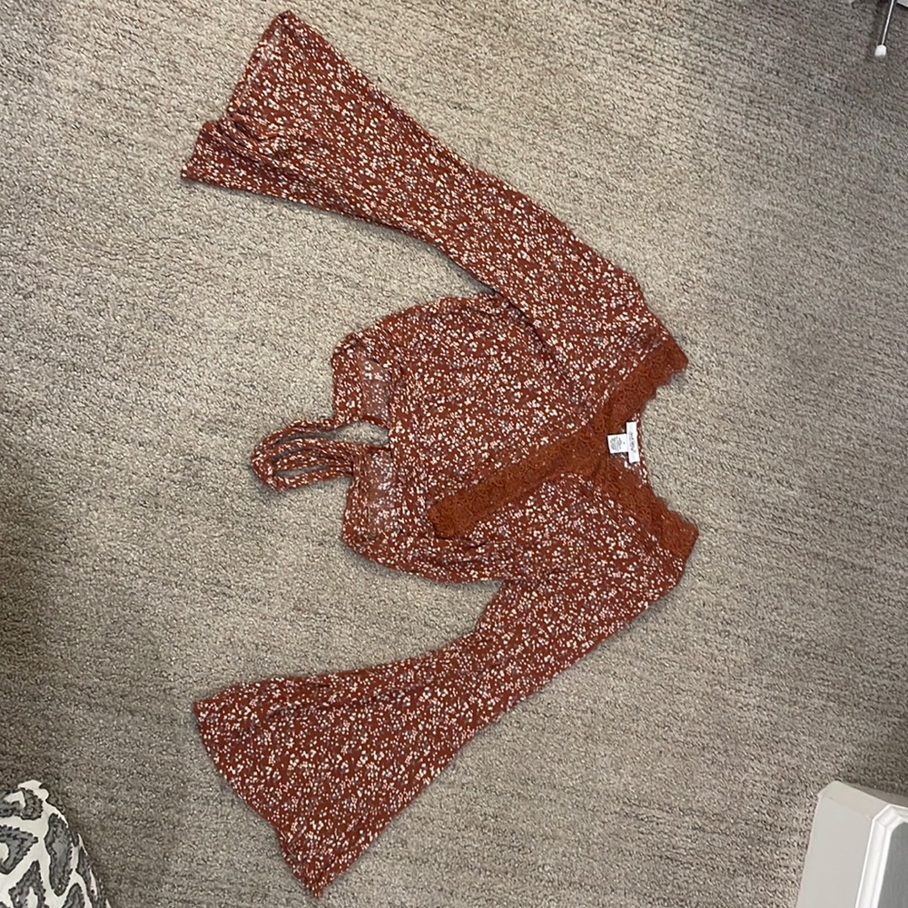 Just Polly top S brown